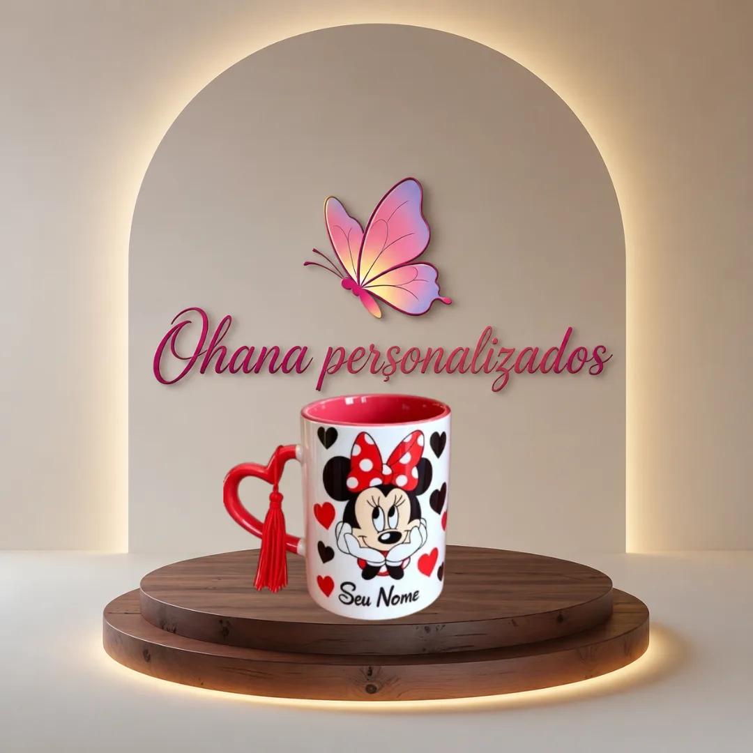 Foto de Caneca alça de coração